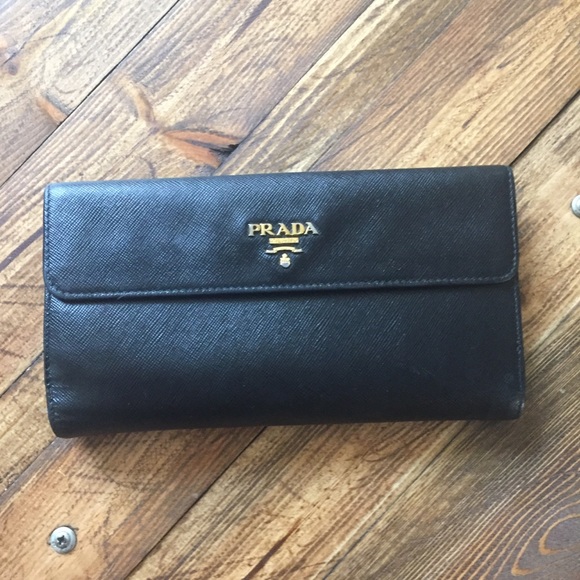 Prada Handbags - Black Prada Wallet